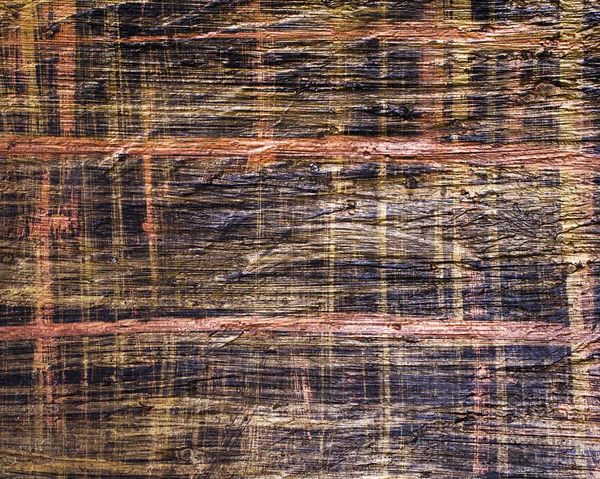 Brun trä målad yta, textural bakgrund — Stockfoto