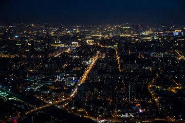 Moskova gece ışık