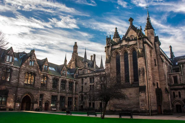 Widok na Uniwersytecie w Glasgow — Zdjęcie stockowe