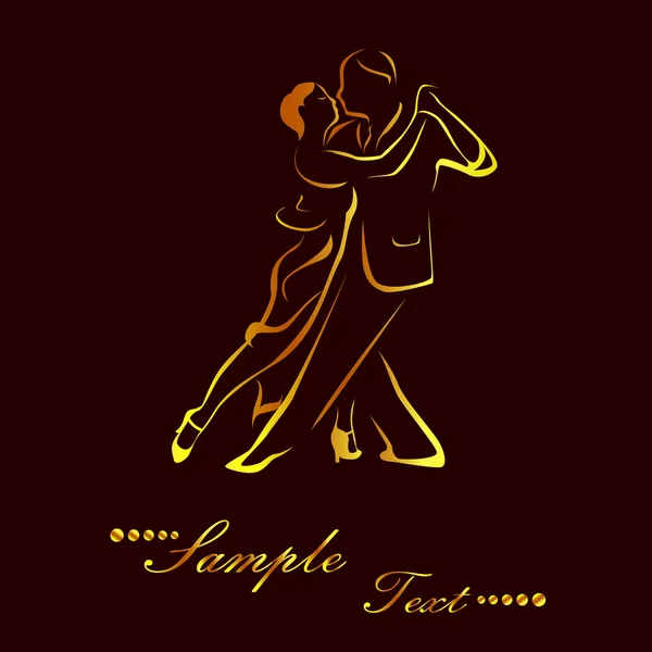 L'or tango — Image vectorielle