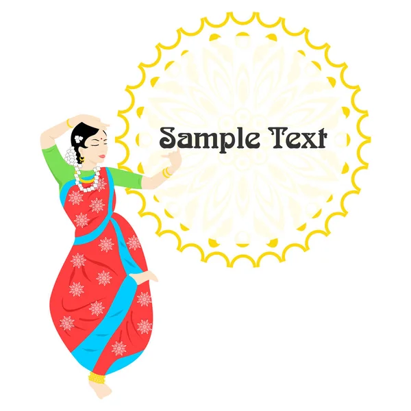 The indian template — Stock Vector