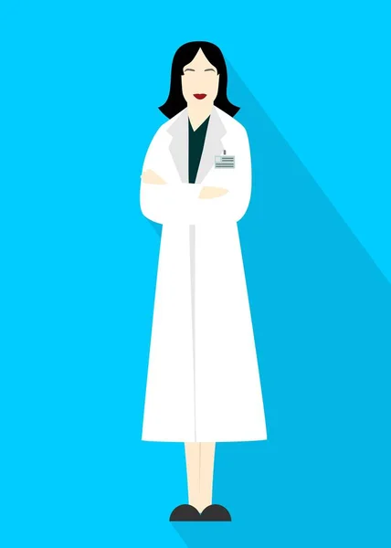 La scientifique femme — Image vectorielle