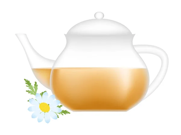 Ромашковый чай — стоковый вектор