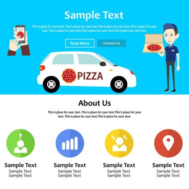 açılış sayfası pizza teslimat