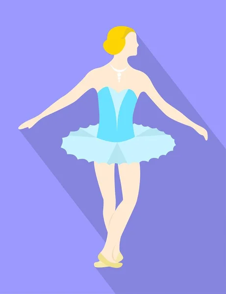 De vrouw van ballet — Stockvector