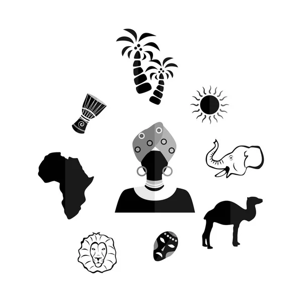 L'afrique noire — Image vectorielle