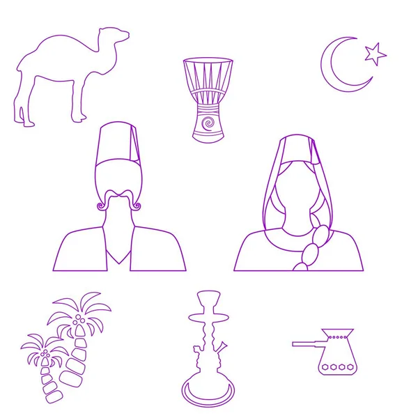 La dinde violette — Image vectorielle