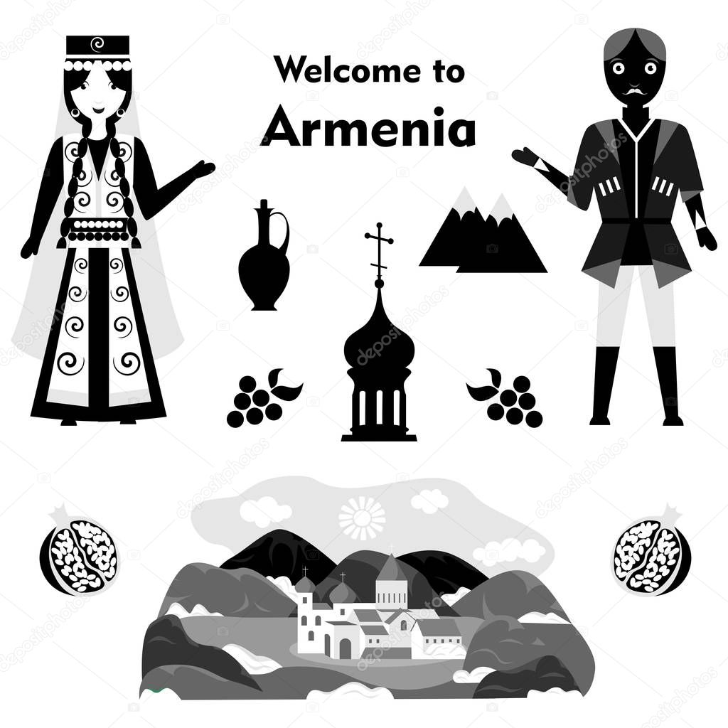 the armenia set black
