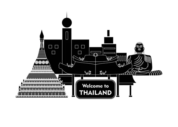 Welcome to thailand — Stock Vector