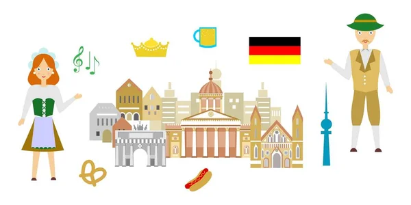 Το σύνολο Γερμανία — Διανυσματικό Αρχείο