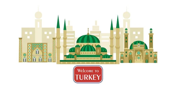 Туреччина набір — стоковий вектор