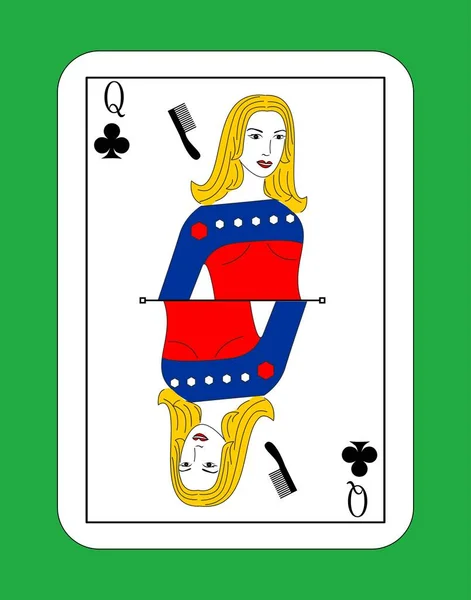 La Reine des Clubs — Image vectorielle