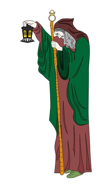 Человек-отшельник
