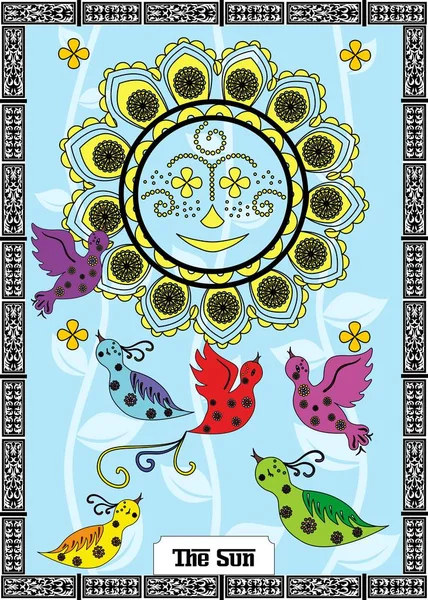 La Sun Card — Image vectorielle
