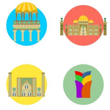 Hindistan Icons set