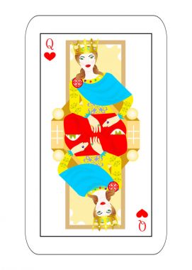 biraz İmparatoriçe kartı kalp