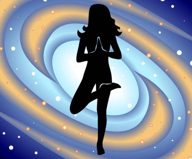 Yarım Lotus ayakta ileri Bend