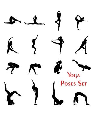 Yoga Icons set
