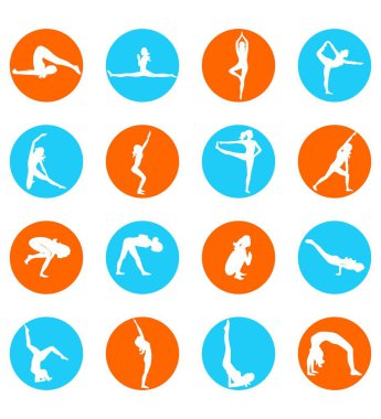 Yoga Icons set