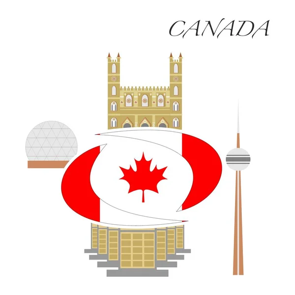 Набір Канади — стоковий вектор