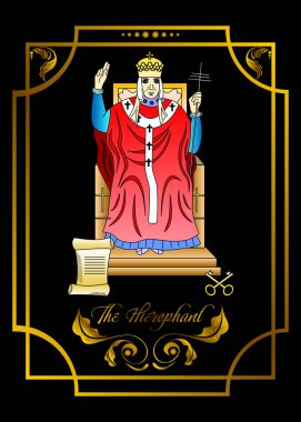 hierophant kartı