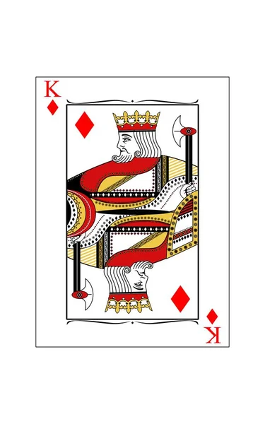 King of diamonds — Stock Vector