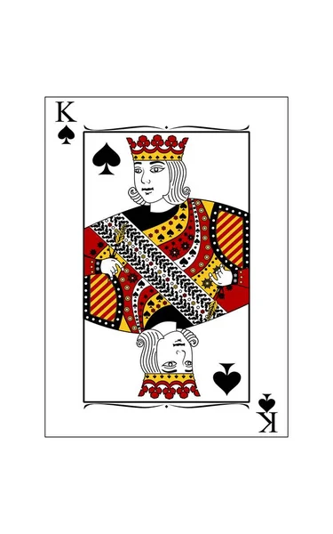King of spades — Stock Vector