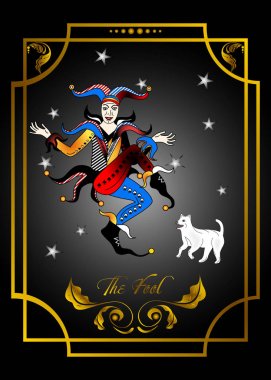 illüstrasyon - Taro güverte kartından - joker.