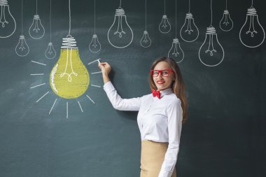 Yazı tahtası üzerinde fikir