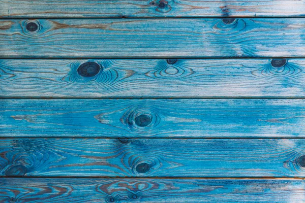 Старовинна Текстура Дерева Блакитною Фарбою Вид Зверху Простір Копіювання Тексту — стокове фото
