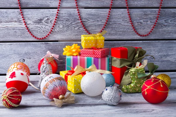 Jul och nyår dekoration. — Stockfoto