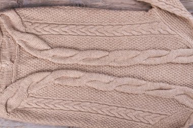 Kazak doku büyük örgü. 