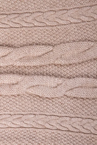 Bellissimo ornamento di maglione lavorato a maglia . — Foto Stock
