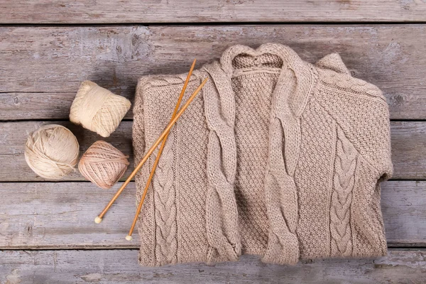 Trendy winter pullover. — Stockfoto