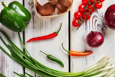 Güzel iştah açıcı sebze. 