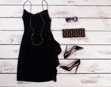 Bayan için şık giyim.