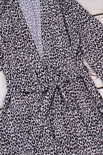 New stylish bathrobe close up. — Stock Photo, Image