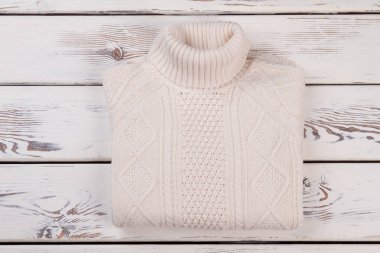 Beyaz el örgü jumper