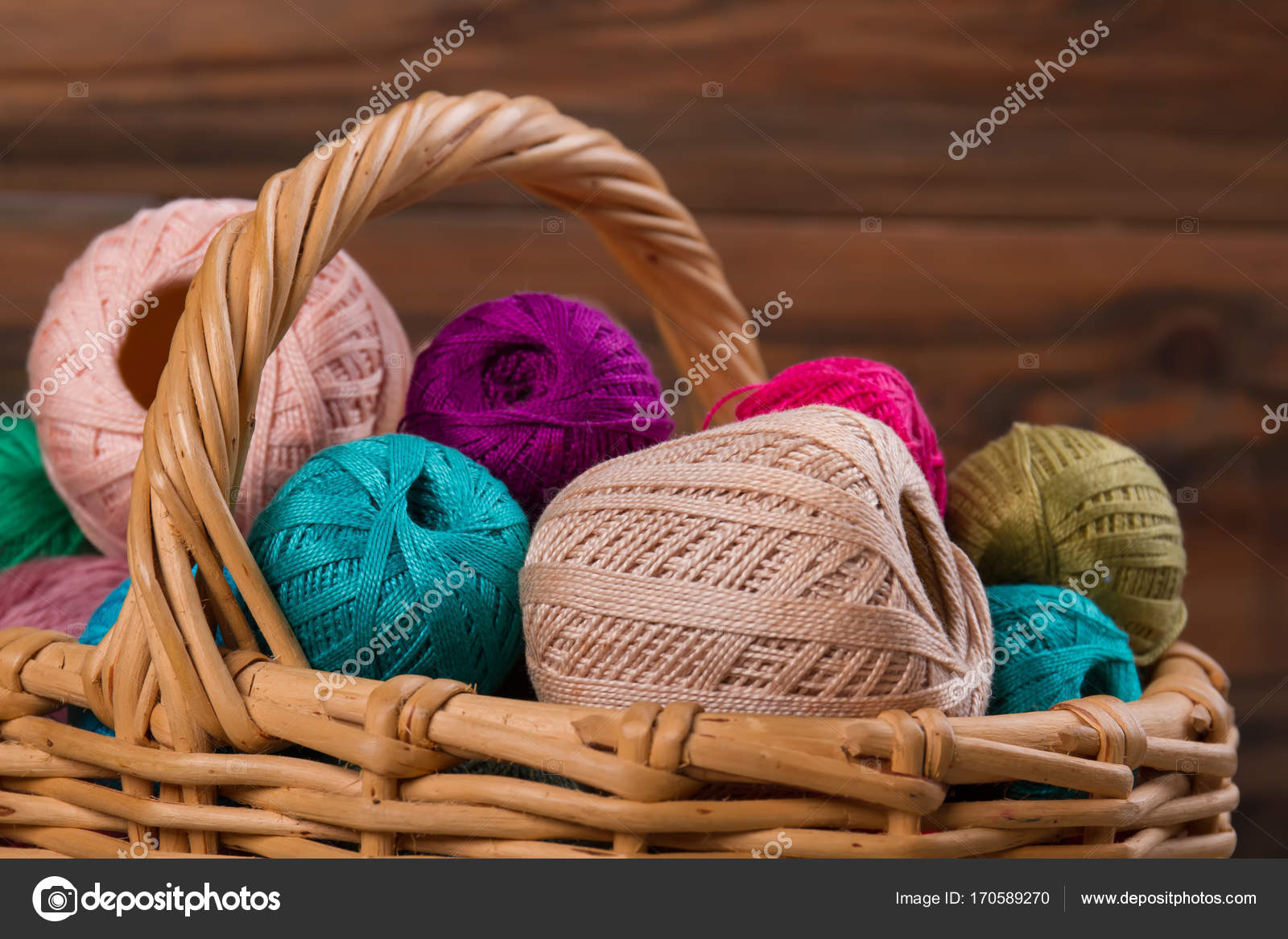 Skeins Of Yarn In Basket Stock Photo Image By C Margostock Skeins Of Yarn In Basket Stock Photo Image By C Margostock