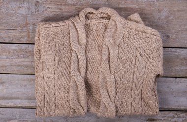 Bej hırka örgü eli bıraktınız