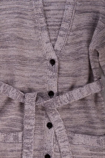 Close up sul cardigan grigio — Foto Stock