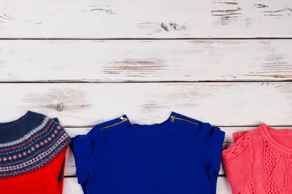 Sıcak kazak ve bluz