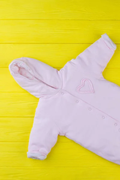 Pink baby jumpsuit. — Stock Photo, Image