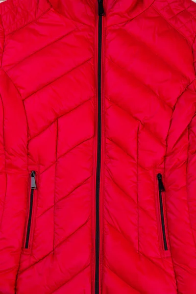 Close up on red jacket — Stock Photo, Image