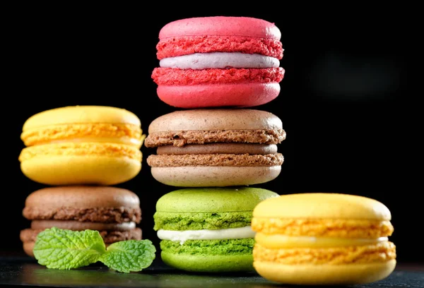 Oryginalny Paryż Macaroons — Zdjęcie stockowe