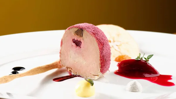 Cucina raffinata, Goose Foie gras — Foto Stock