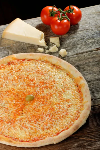Italian Pizza  on the table — Stock Photo, Image