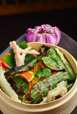  Red snapper balık fileto dedim muz yaprak