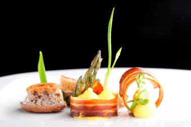  İyi yemek, gurme gıda ham yumurta