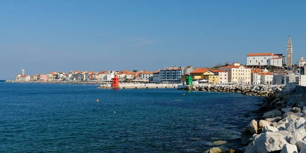 Schilderachtige oude stad piran — Stockfoto